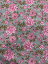 Cotton Grey/Floral