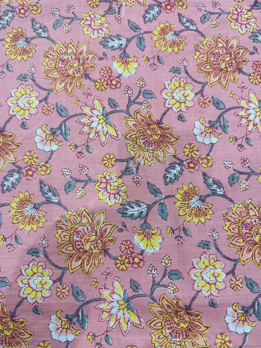Cotton Peach/Floral
