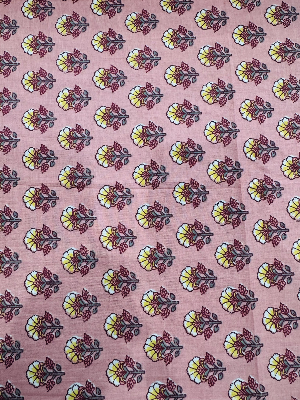 Cotton Peach/Floral