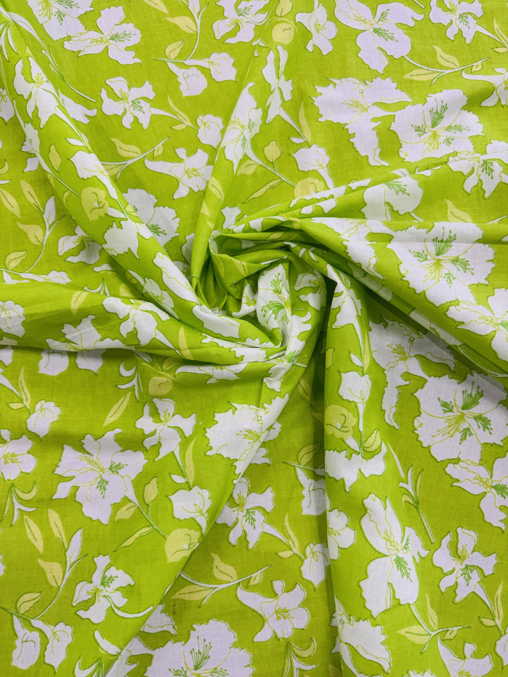 Cotton Lime/Floral