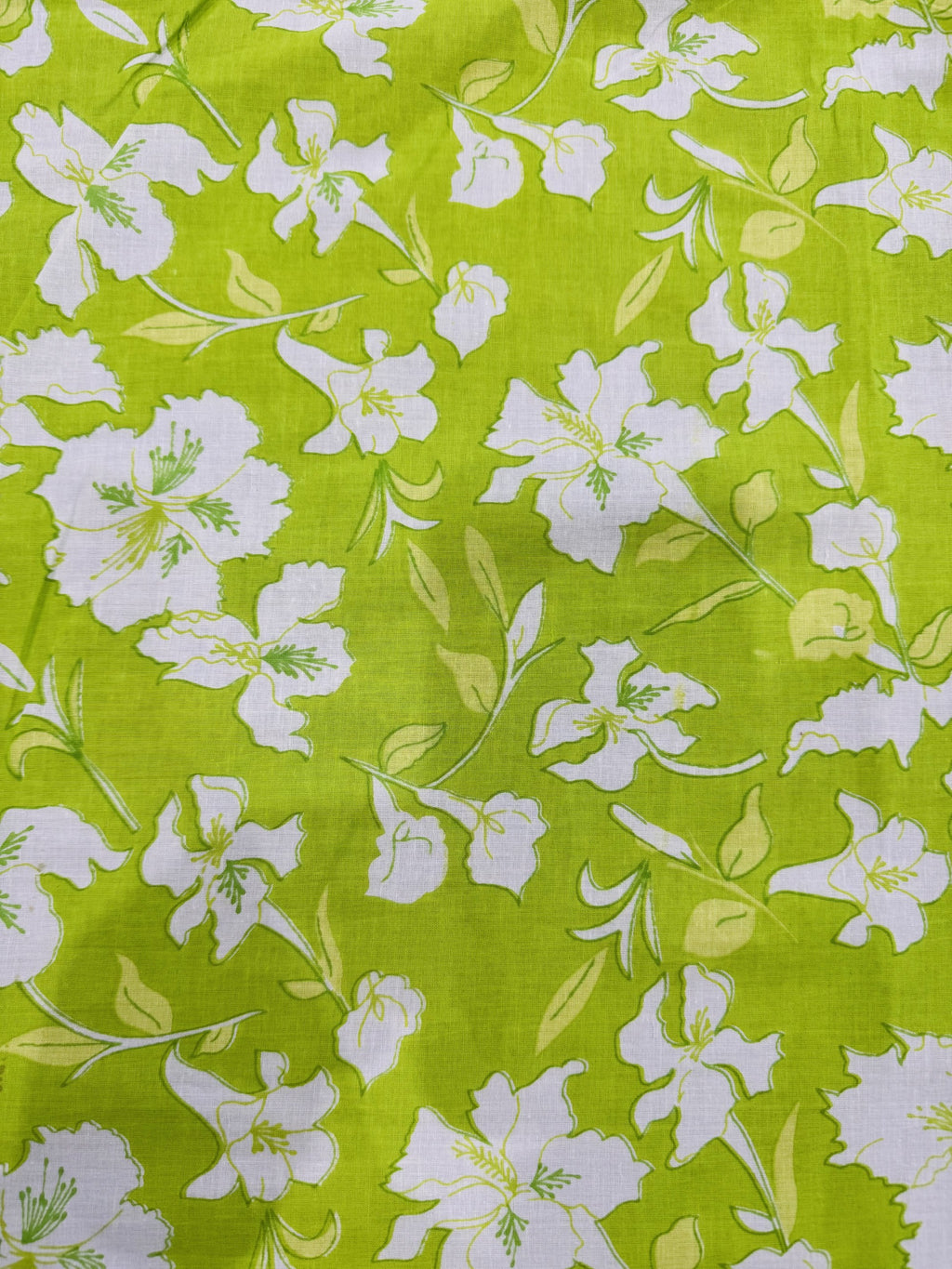 Cotton Lime/Floral
