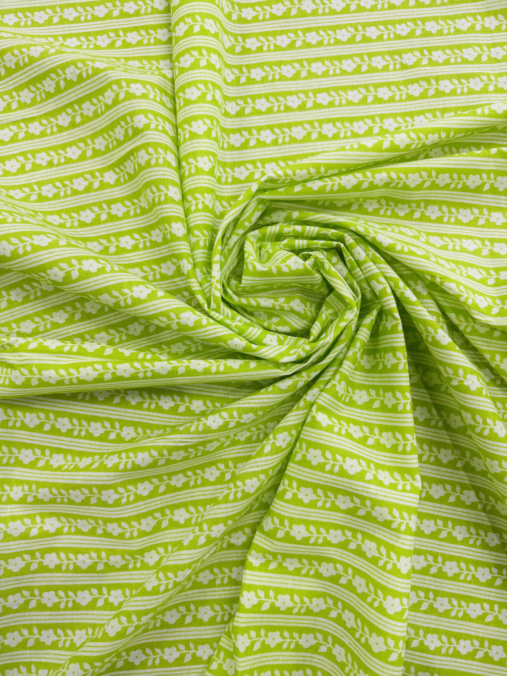 Cotton Lime/Lines
