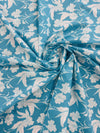 Cotton Blue/Floral