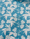 Cotton Blue/Floral