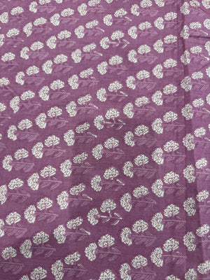 Cotton Lavender/Floral