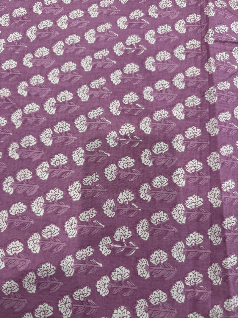 Cotton Lavender/Floral
