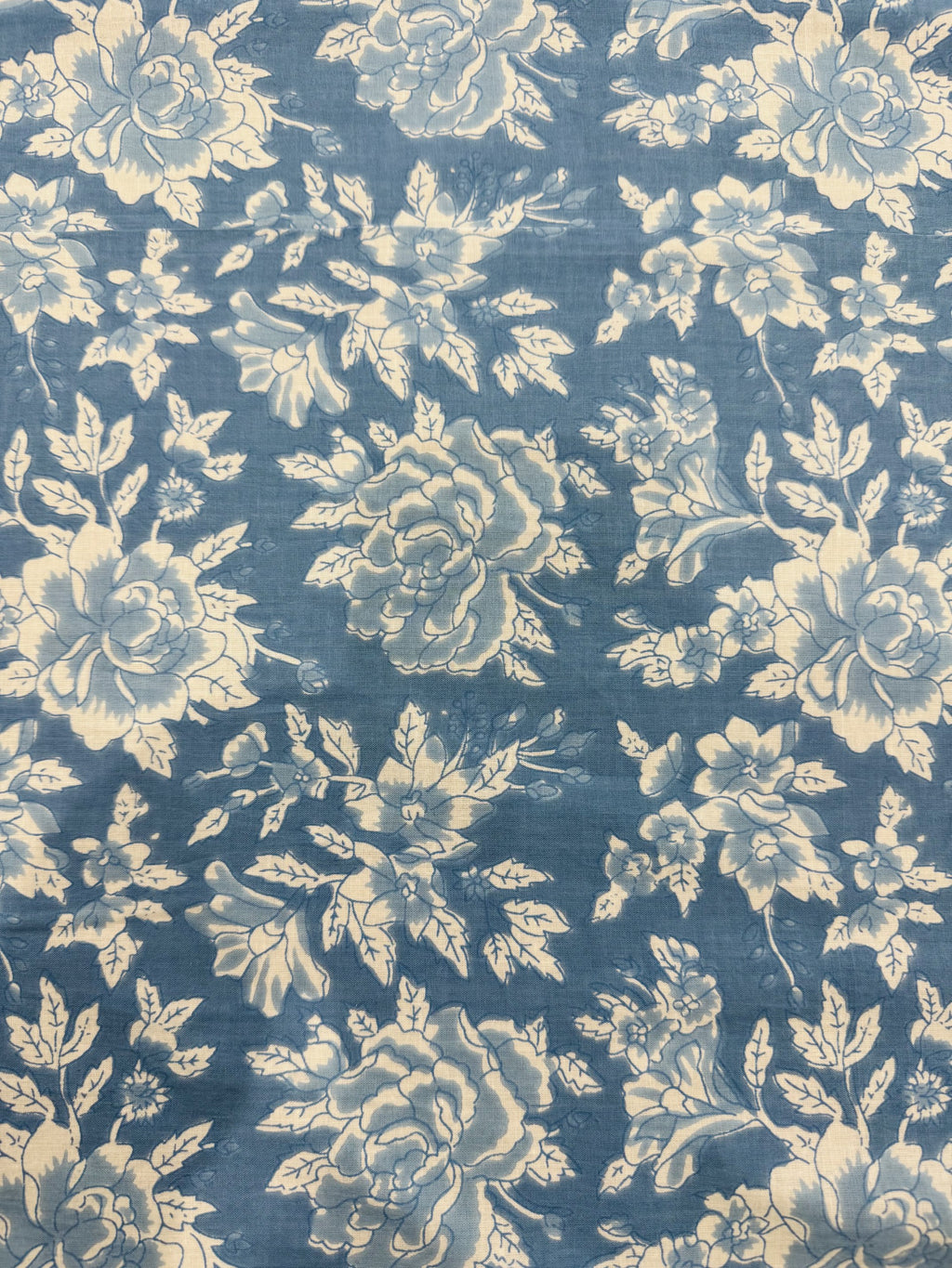 Cotton Blue/Floral