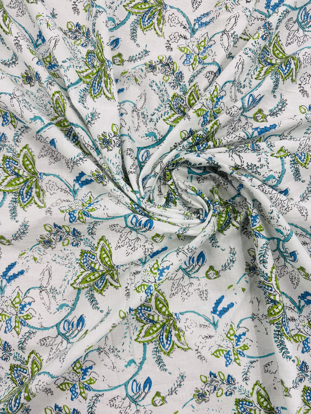 Cotton Off-white/Floral Print