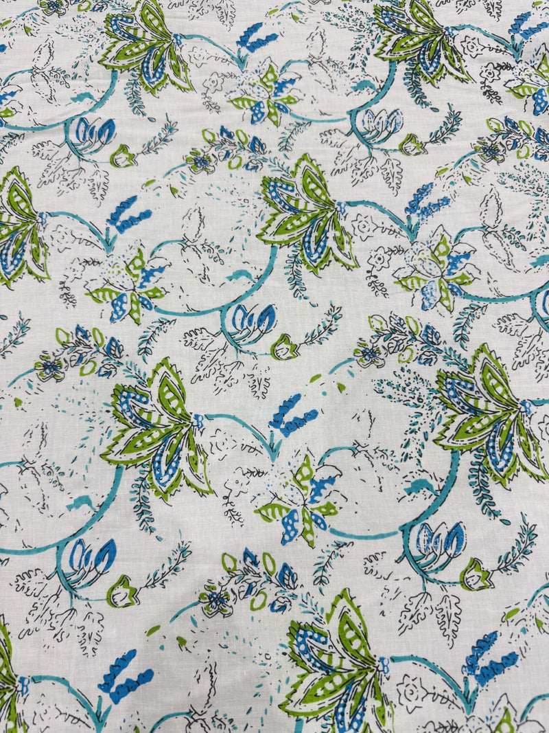 Cotton Off-white/Floral Print