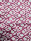 Cotton Pink/White Print
