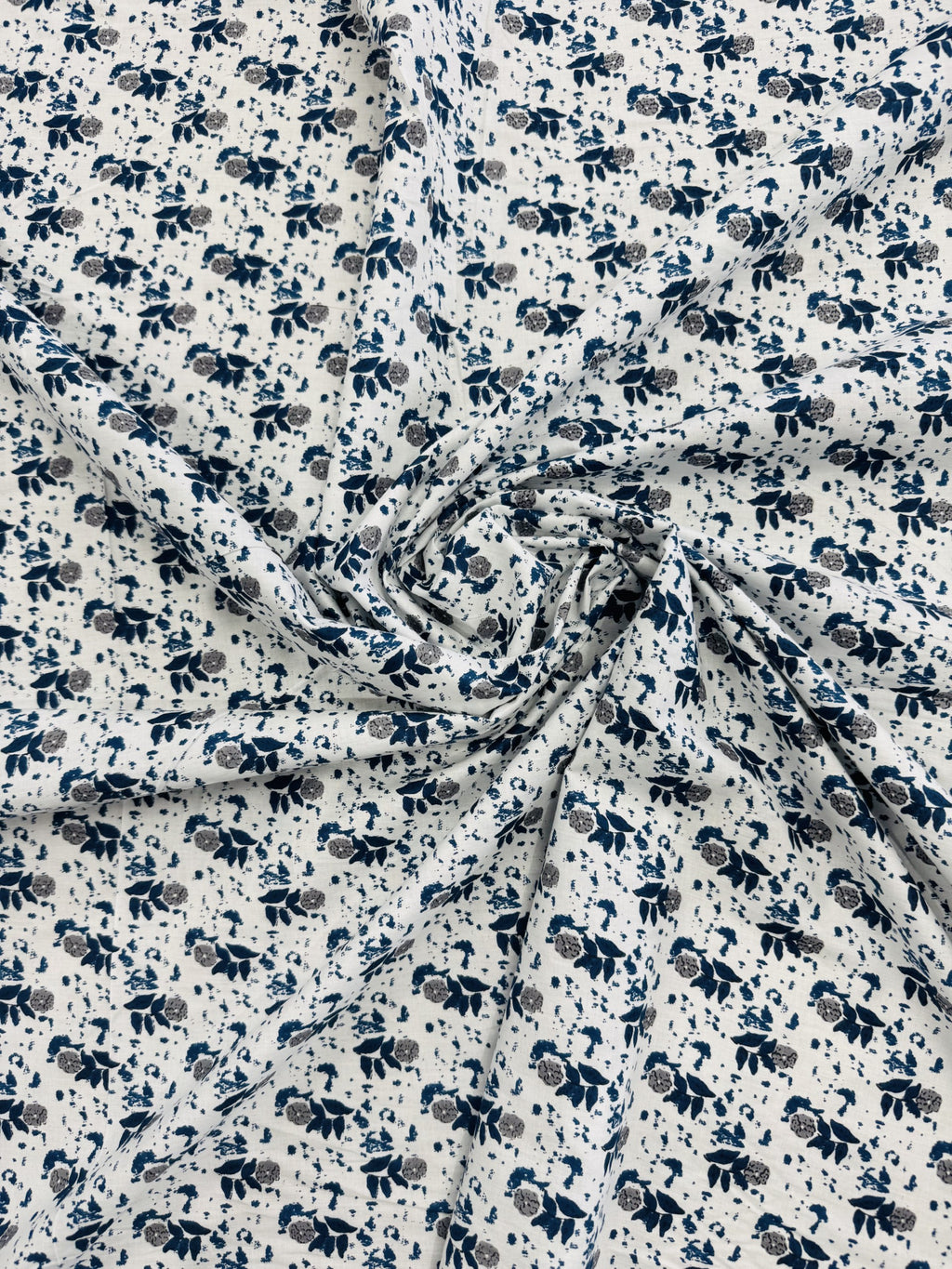 Cotton White/Navy