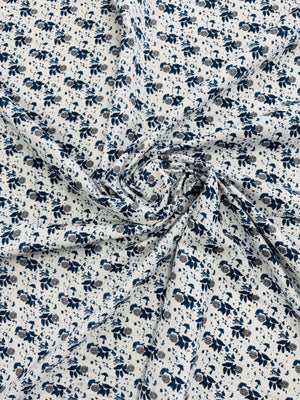 Cotton White/Navy