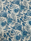 Cotton Cream/Floral Print