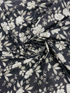 Cotton Beige/Purple Print