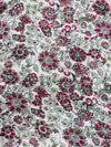 Cotton Beige/Pink Green Floral