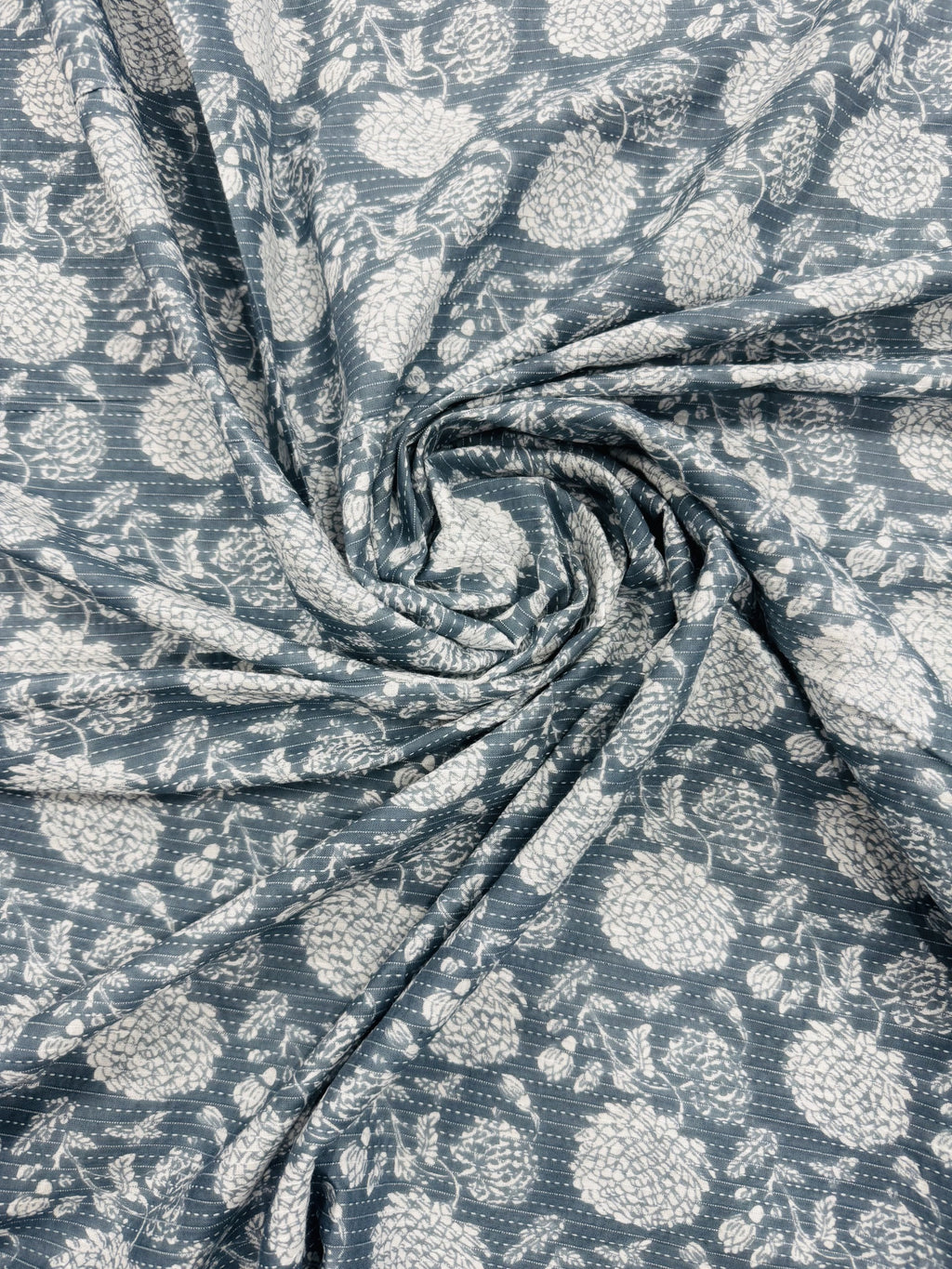 Cotton Grey/Floral