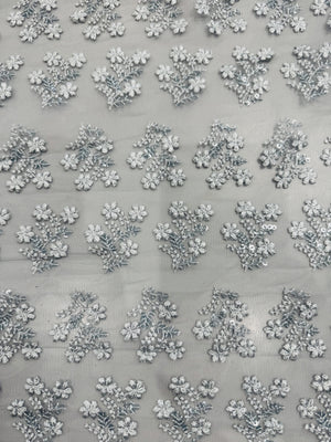 Grey Embroidery