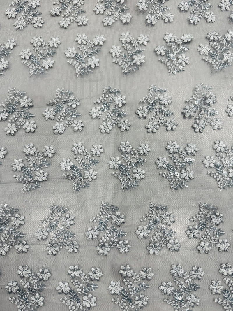 Grey Embroidery