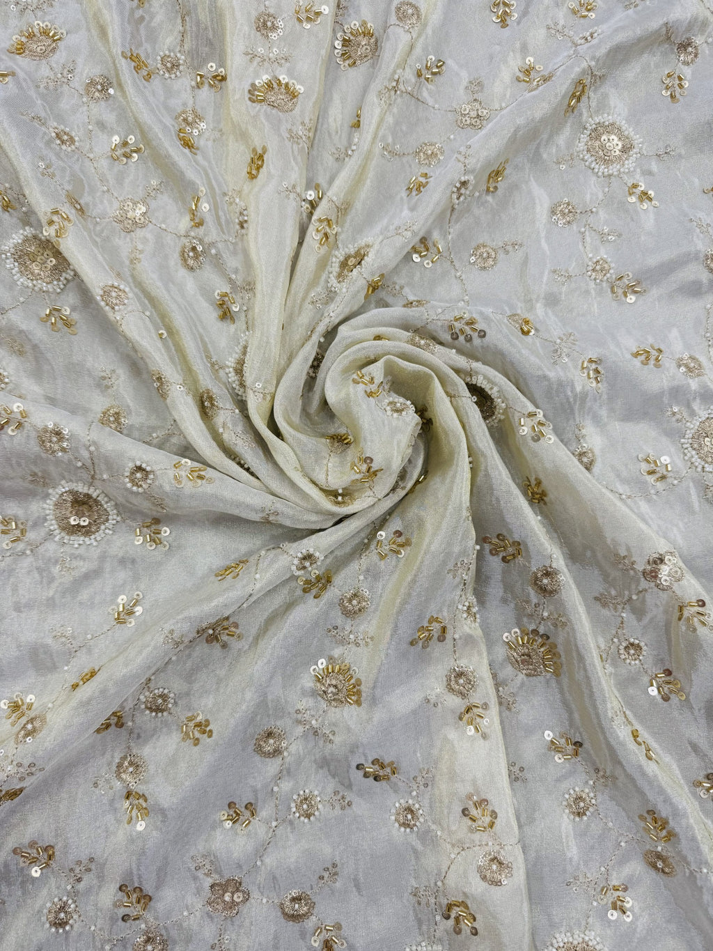 Shimmer Gold Embroidery