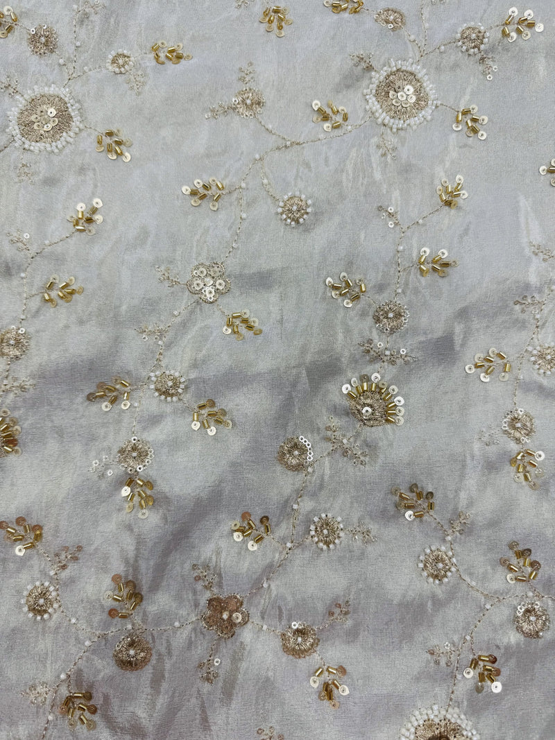 Shimmer Gold Embroidery