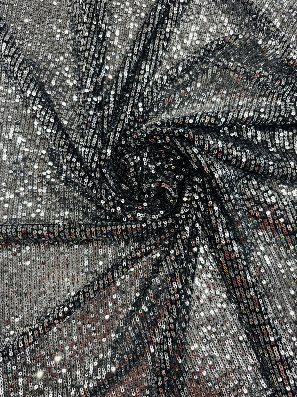 Black/Silver Sequins