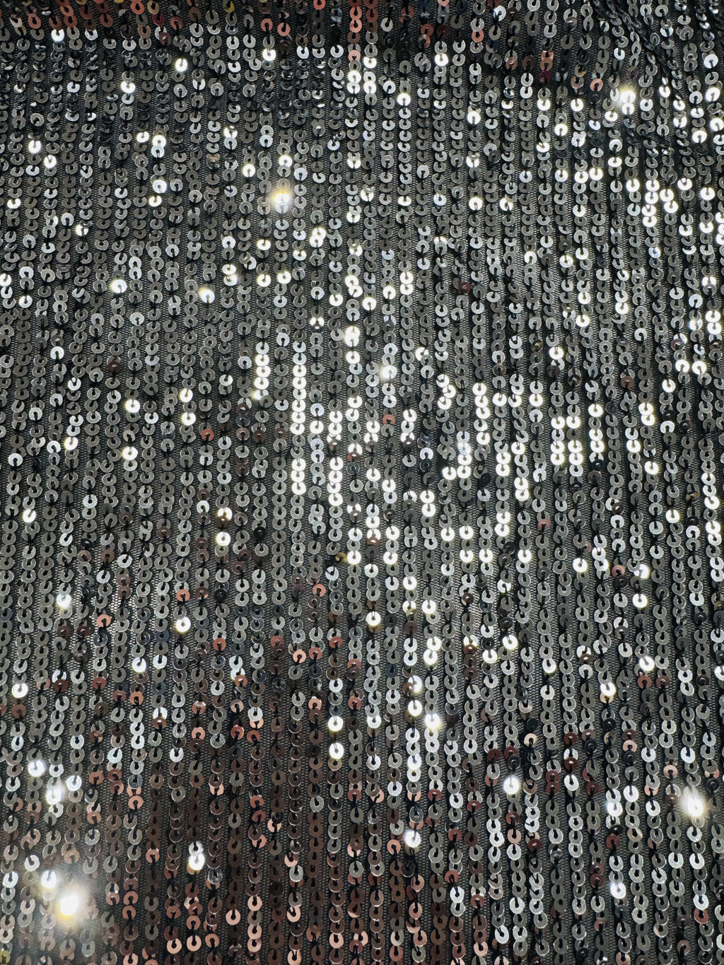 Black/Silver Sequins