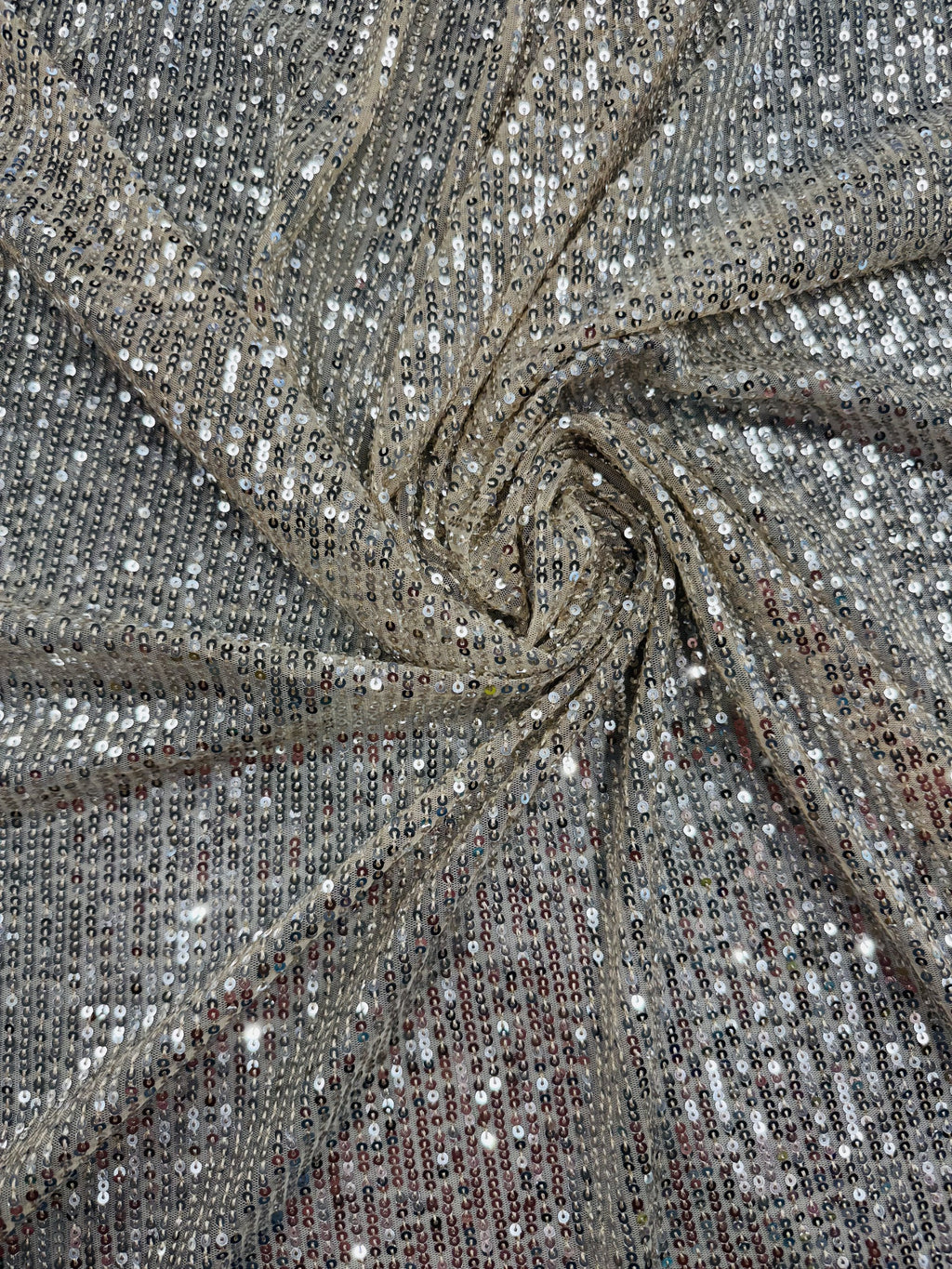 Champagne Sequins Embroidery