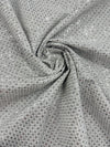 Silver Sequins Embroidery