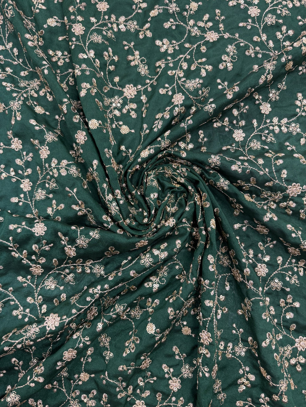 Green Embroidered