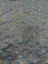 Dusty Blue Embroidered