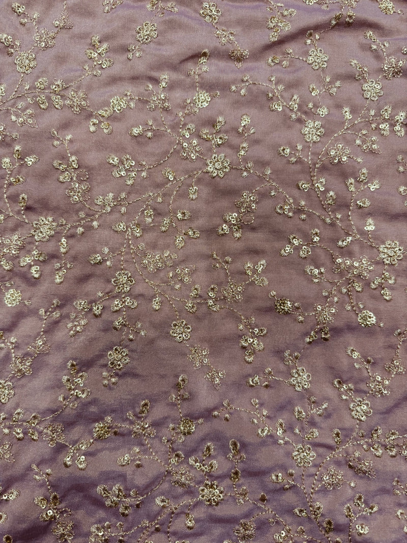 Rose Embroidered