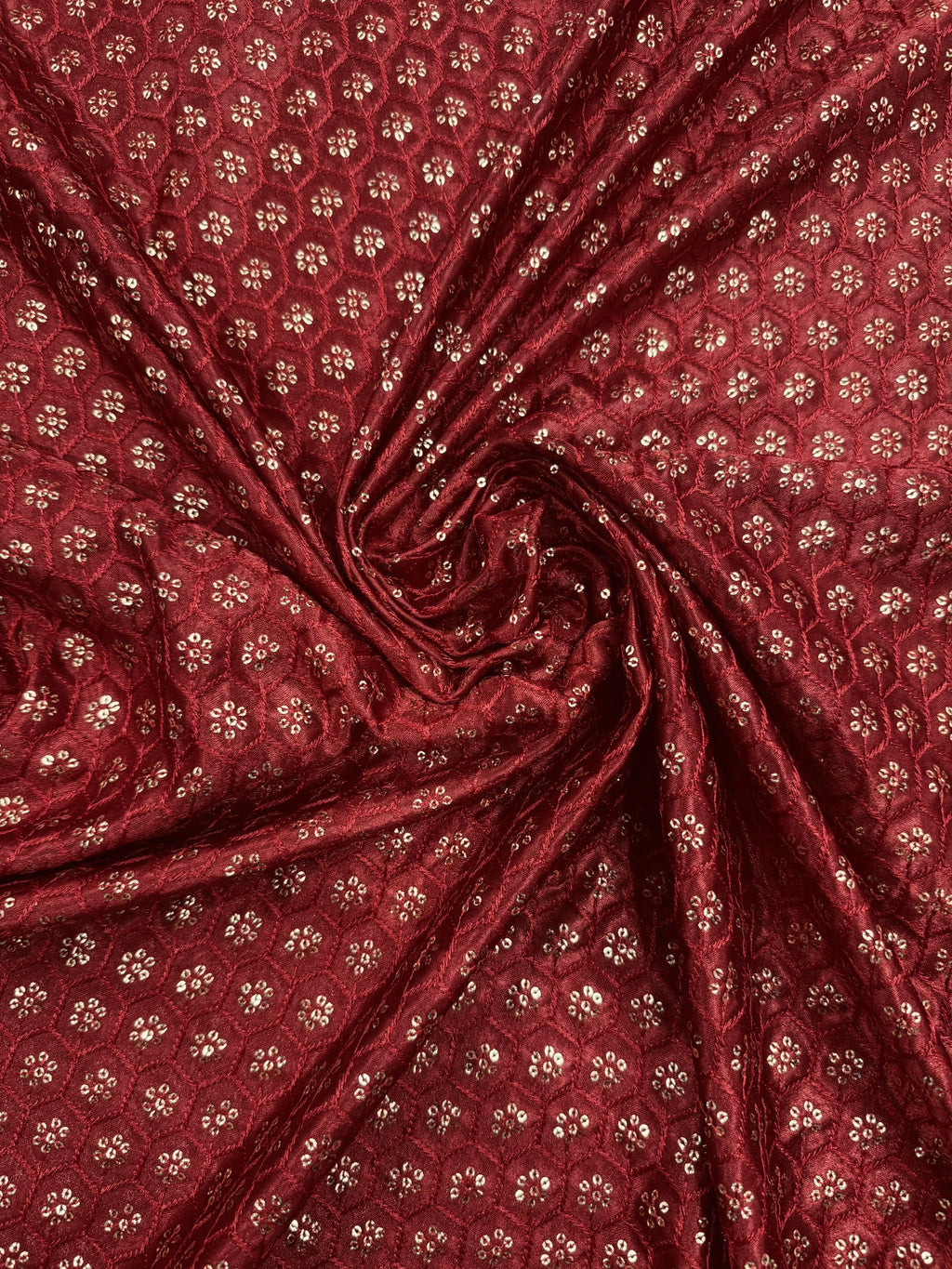 Maroon Embroidery