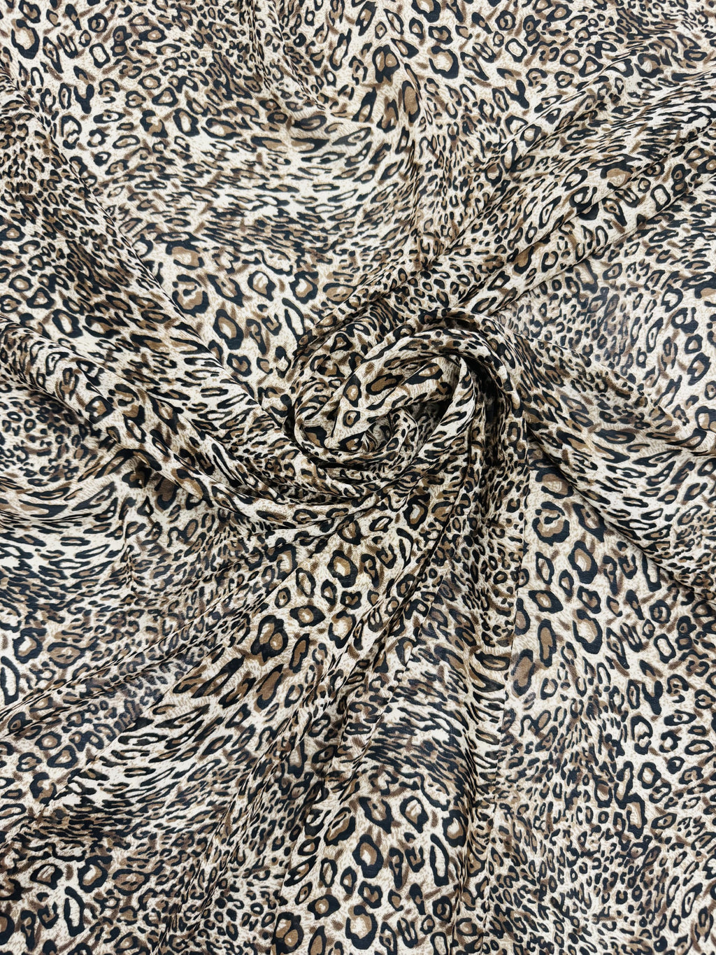 Georgette Leopard Print