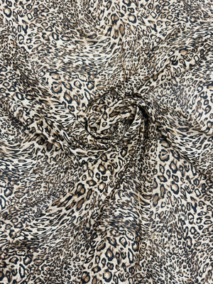 Georgette Leopard Print