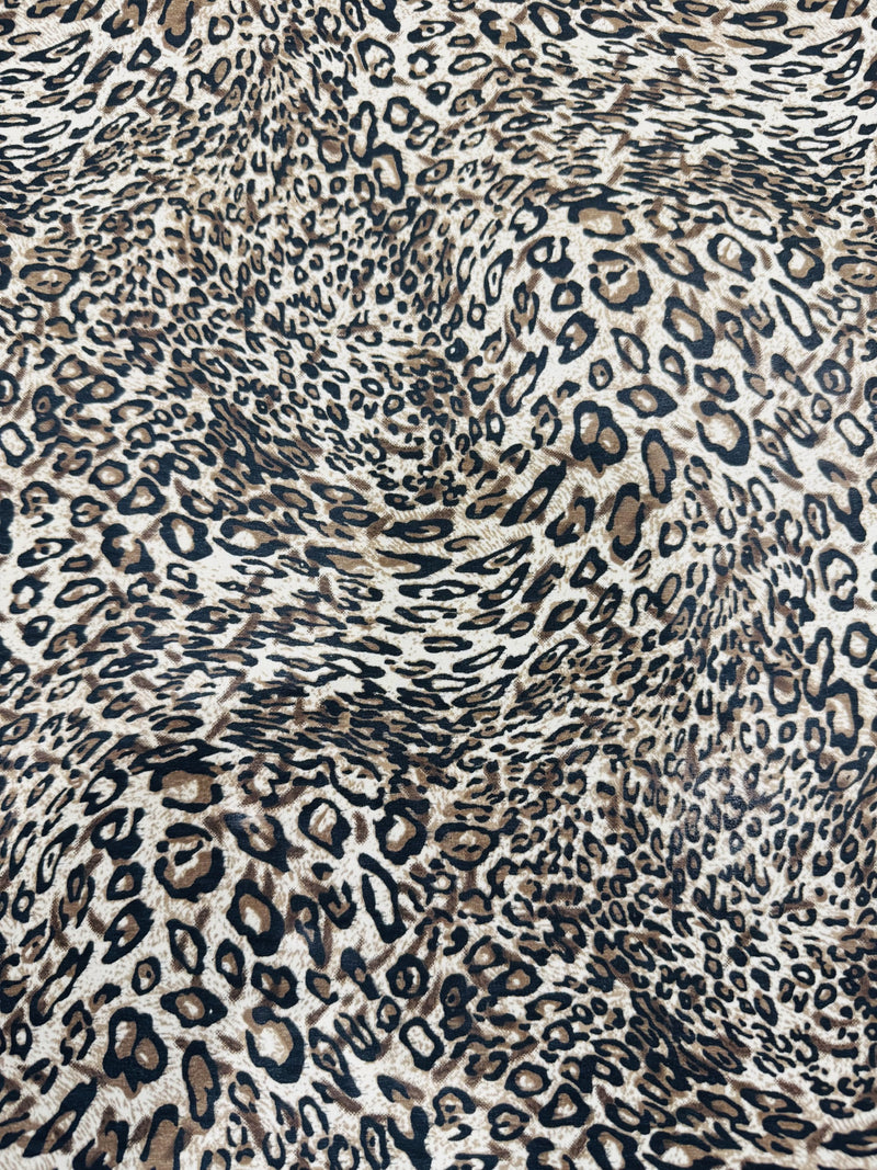 Georgette Leopard Print