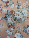 Georgette Shimmer Peach