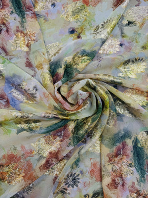 Georgette Jacquard Digital Print