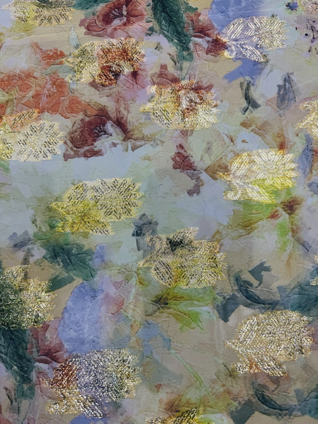 Georgette Jacquard Digital Print
