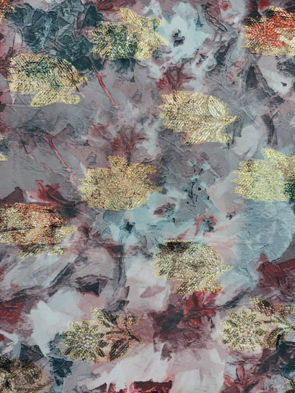 Georgette Jacquard Digital Print