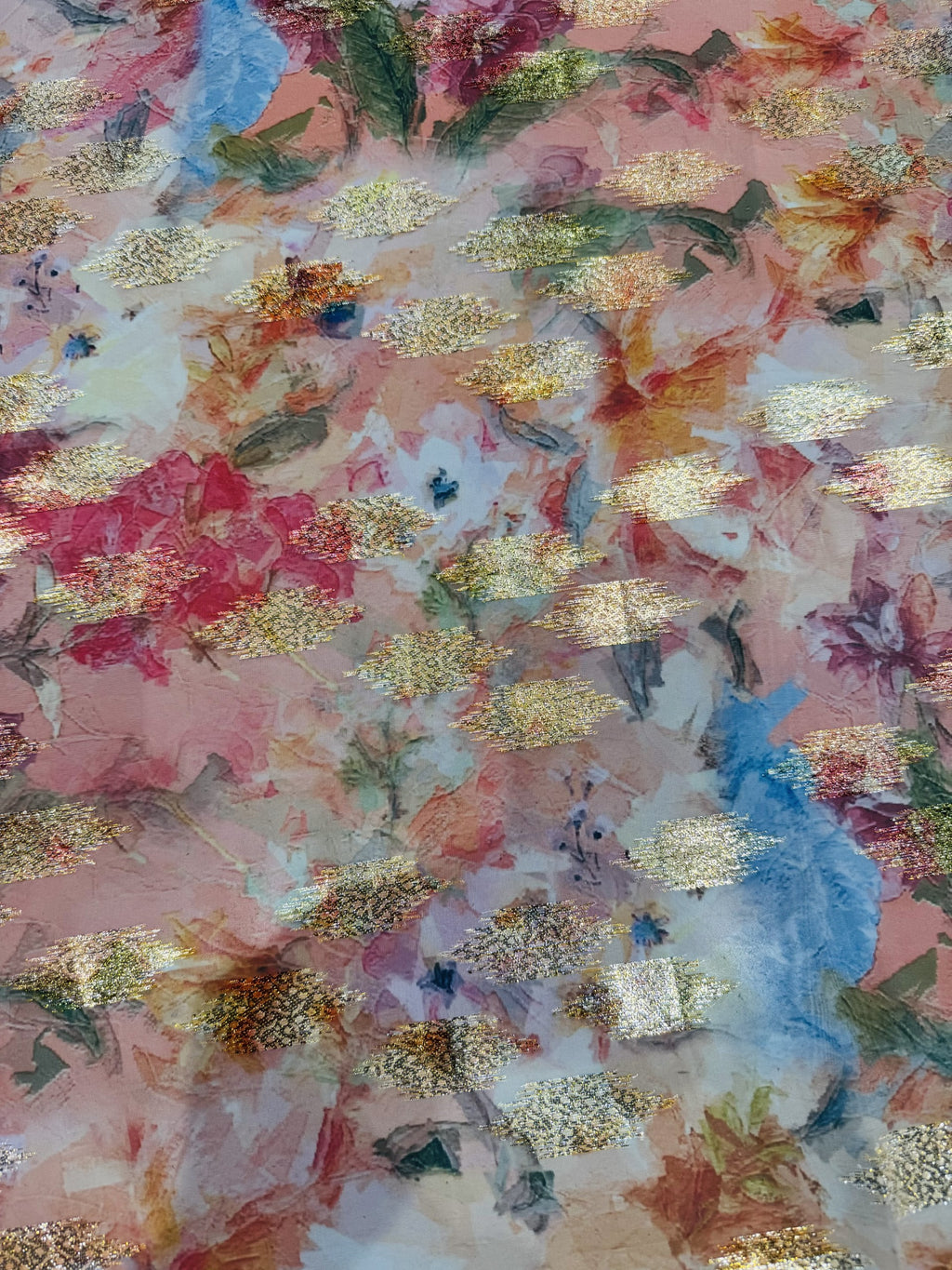 Georgette Jacquard Digital Print