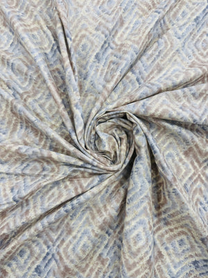 Rayon Grey Foil Print