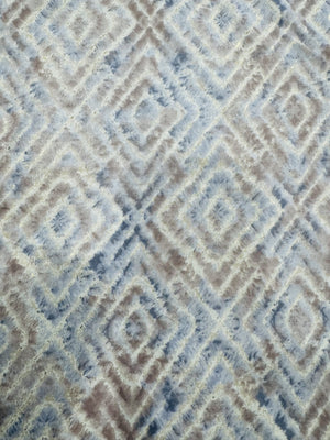 Rayon Grey Foil Print