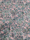 Satin Pink Printed