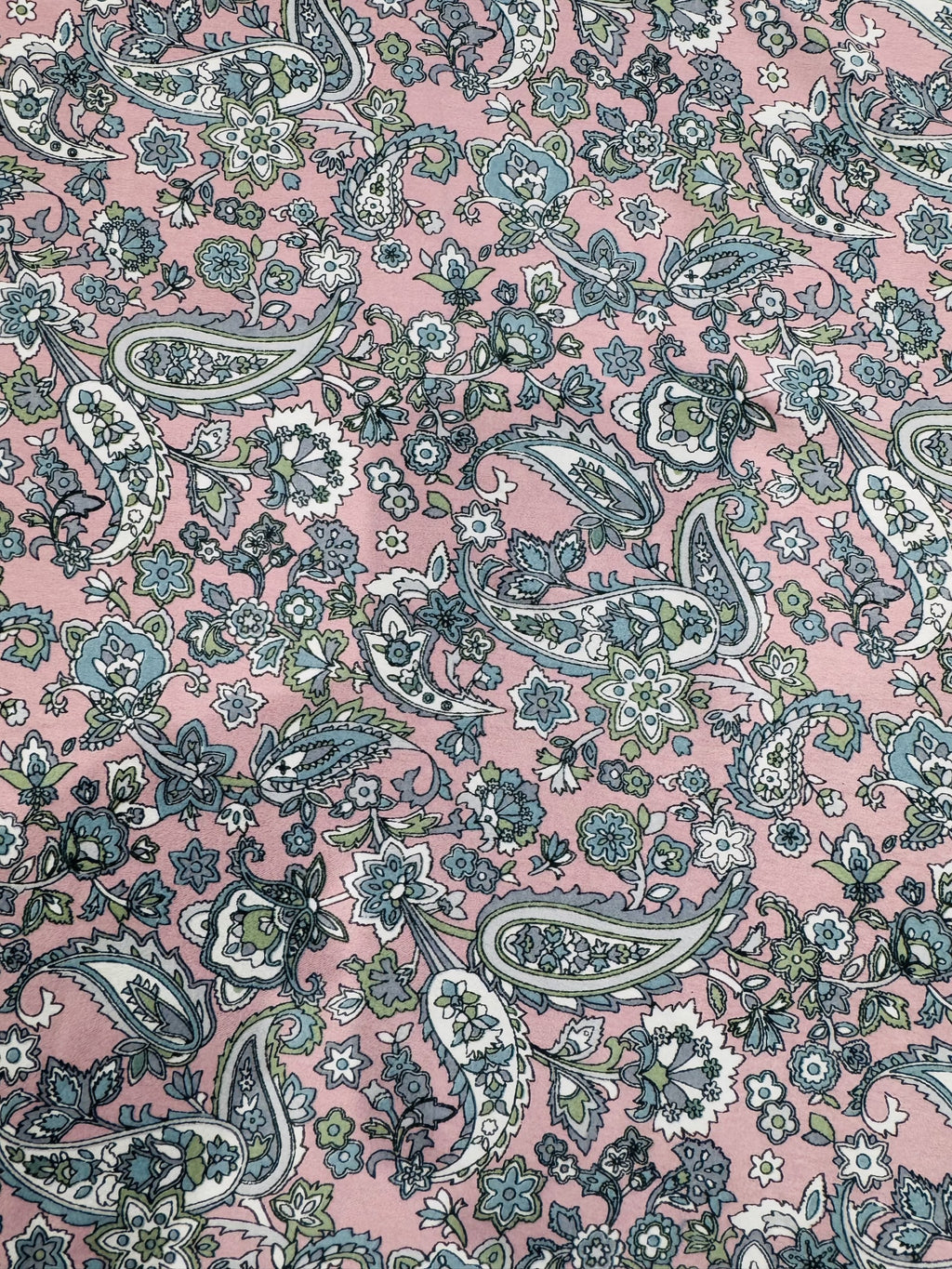 Satin Pink Printed