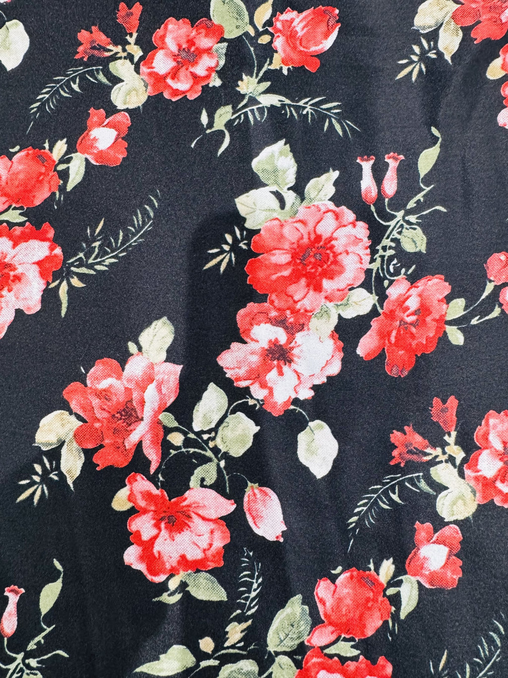 Satin Black Printed