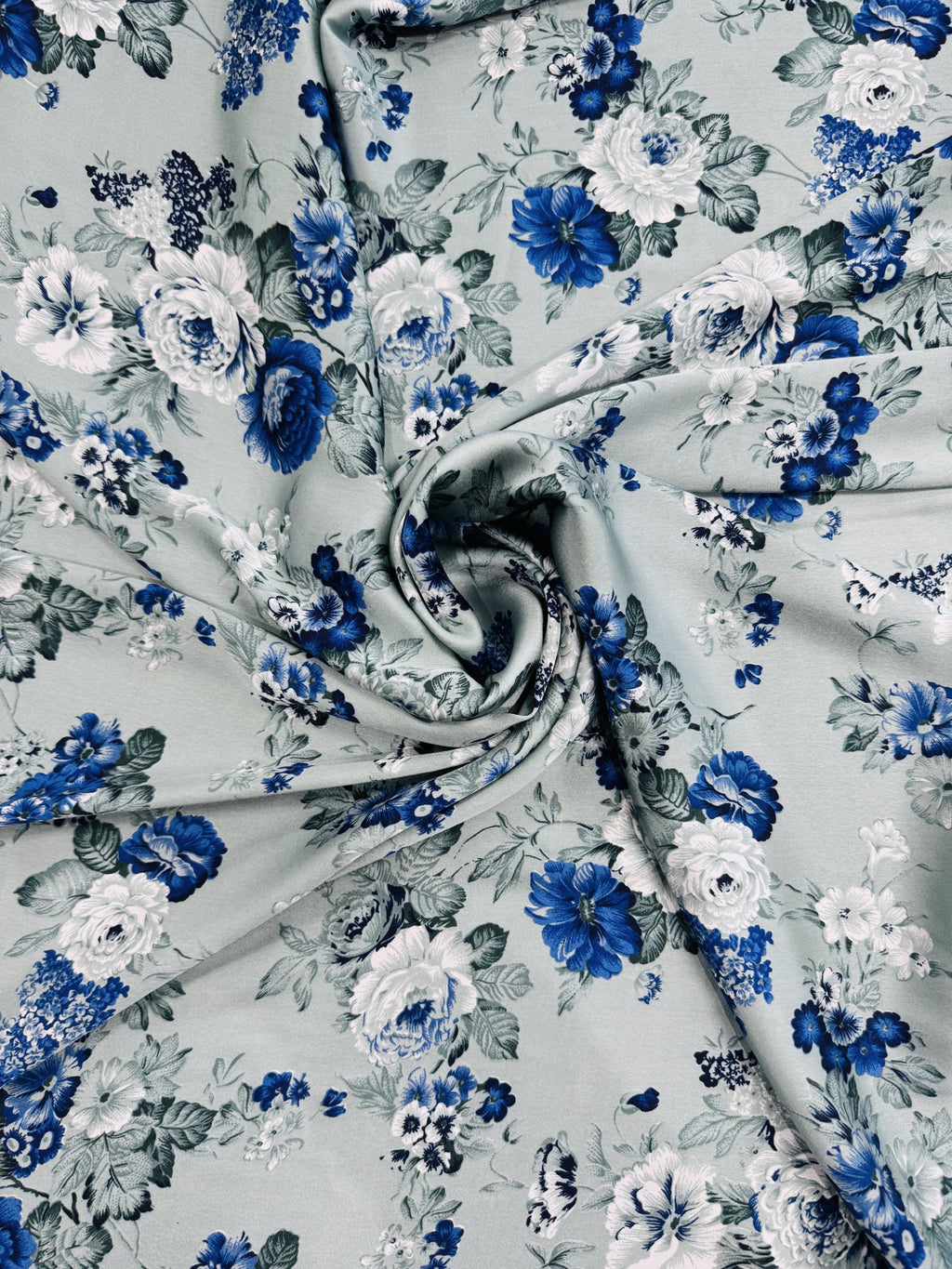 Satin Mint Printed