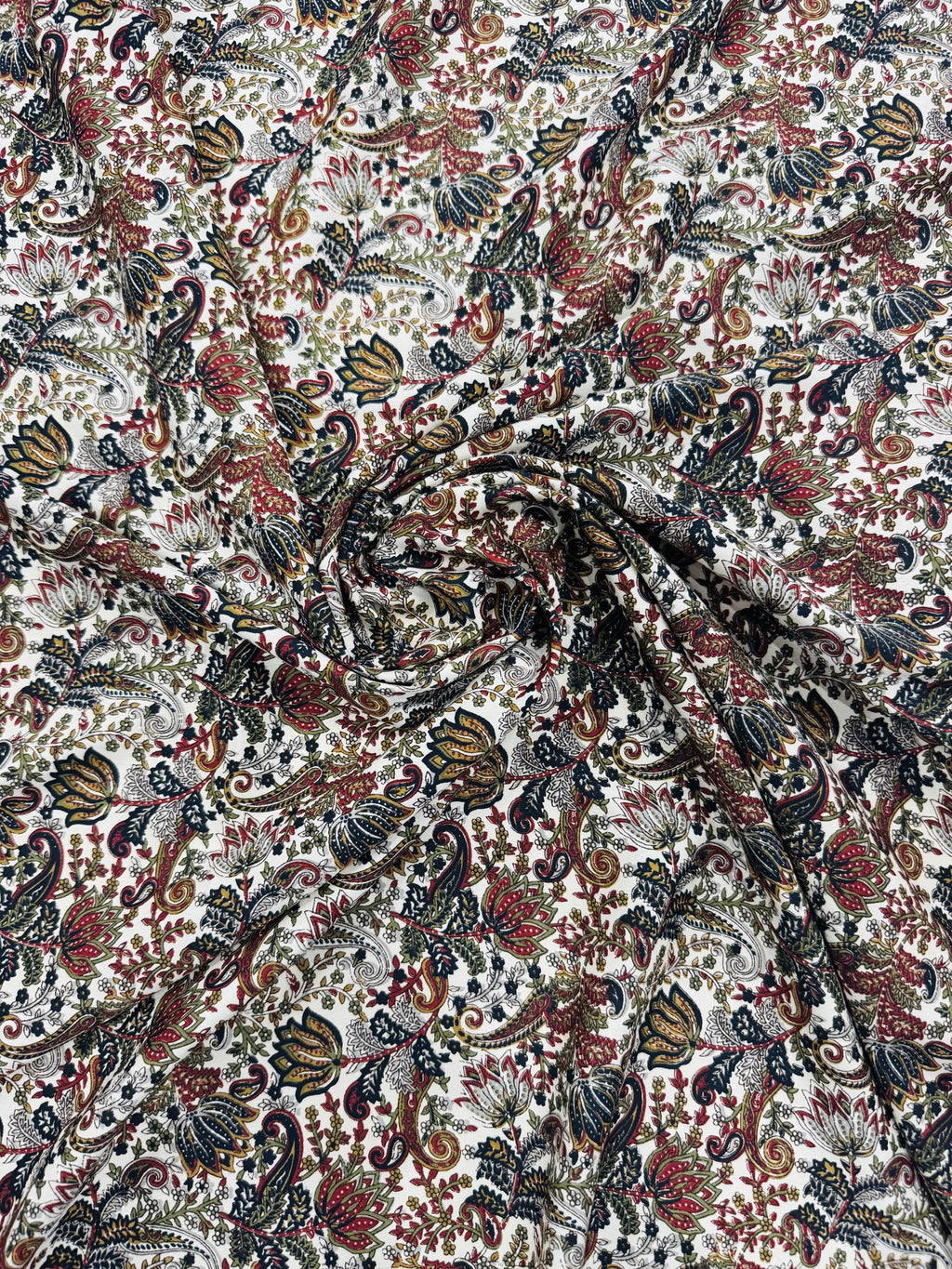 Printed Black/Maroon