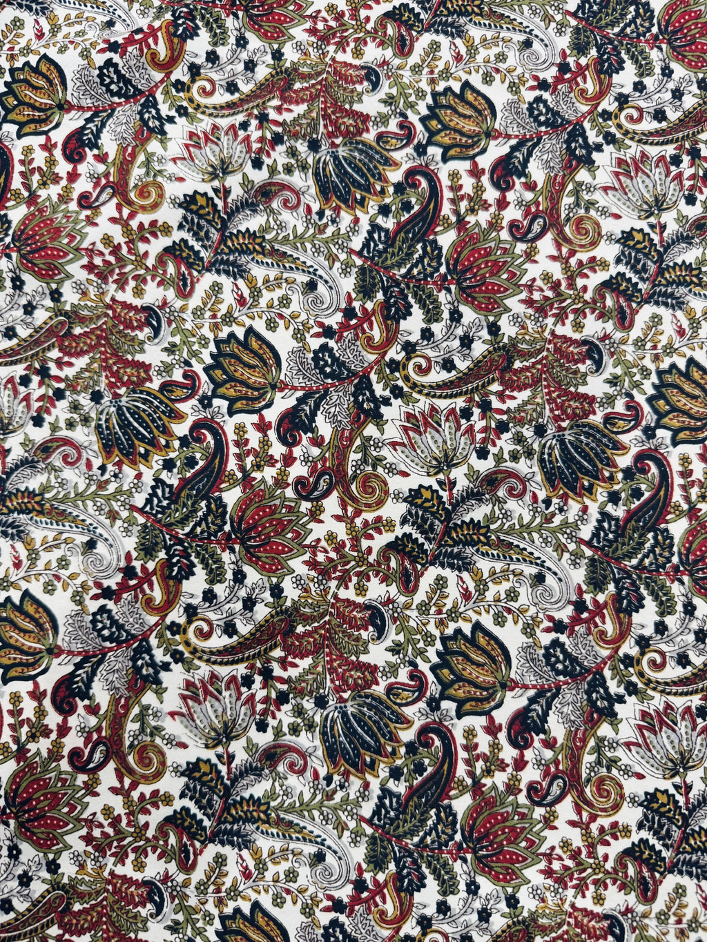 Printed Black/Maroon