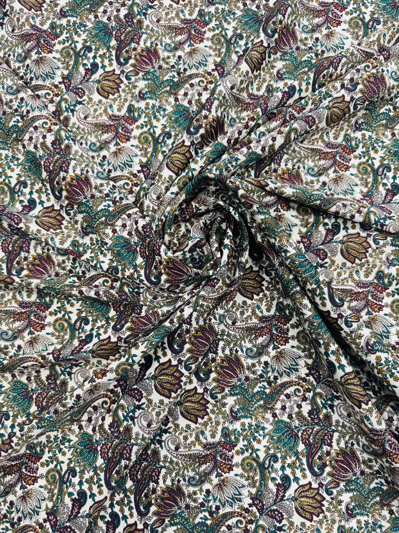 Printed Green/Maroon