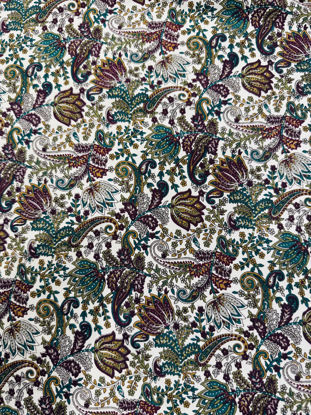 Printed Green/Maroon